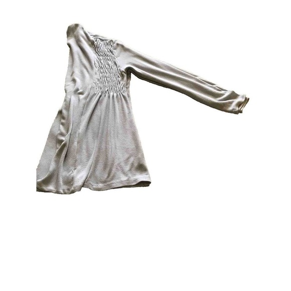 Moa C Moa Womens Lgt Gray Open Front Cardigan Sweater SzL Pre-Owned - Picture 7 of 10